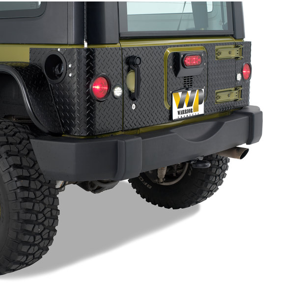Warrior Products Rear LED Corners Warrior Products Rear LED Corners for 07-18 Jeep Wrangler JK 2 Door