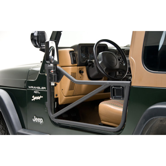 Rancho RS6223B RockGEAR Tubular Off-Road Doors for 97-06 Jeep Wrangler TJ &  Unlimited | Quadratec