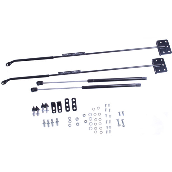 Rugged Ridge 11252.50 Hood Lift Kit for 7206 Jeep CJ and Wrangler YJ