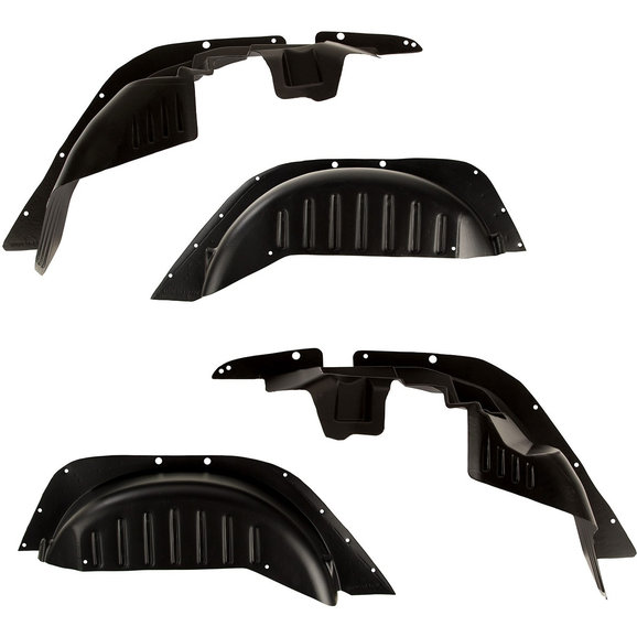 Rugged Ridge Gen 2 All-Terrain Fender Liner Kit Rugged Ridge 11615.30 Gen 2 All-Terrain Fender Liner Kit for 07-18 Jeep Wrangler & Wrangler Unlimited JK