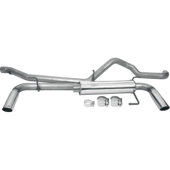 DynoMax 39445 Stainless Steel Dual Exit Exhaust System for 0711 Jeep
