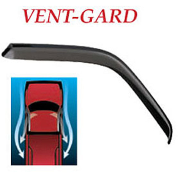 GT Styling Vent-Gard Side Window Deflectors in Smoke GT Styling 80148 Vent-Gard Side Window Deflectors in Smoke for 97-06 Jeep Wrangler TJ & Unlimited