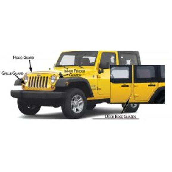 Husky Liners Shield Hood/Door Edge/Grill Paint Protector Kit for 0718