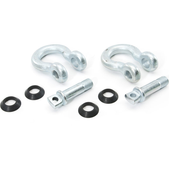 Crown Automotive 3/4" D-Ring Pair Crown Automotive RT33006 3/4" D-Ring Pair with Anti-Rattle Bushings