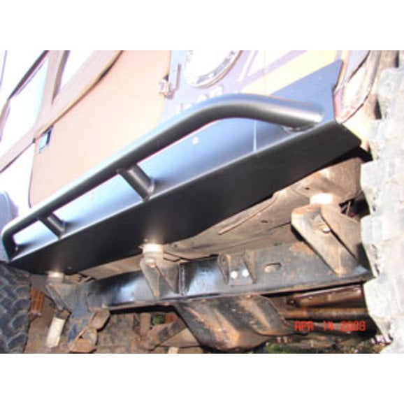 Rock Hard 4X4 RH3003YJ Rocker Sliders with Tube in Black for 8795