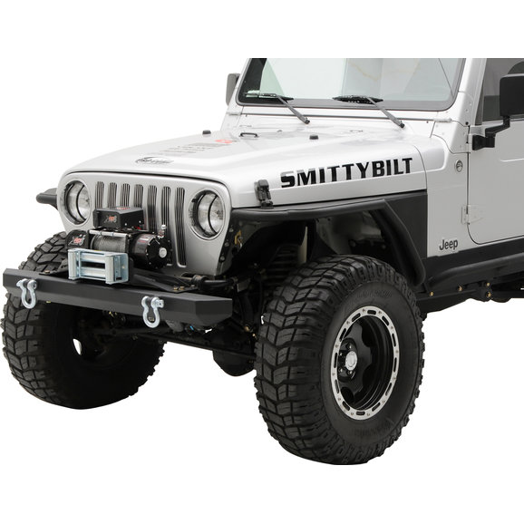 Smittybilt Classic Front Bumper with D-Ring Mounts Smittybilt 76740D SMI Classic Front Bumper with D-Ring Mounts for 76-06 Jeep CJ, Wrangler YJ, TJ & Unlimited