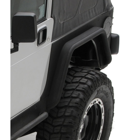Smittybilt Rear XRC Fender Flares in Textured Black Smittybilt Rear XRC Fender Flares in Textured Black for 97-06 Jeep Wrangler TJ