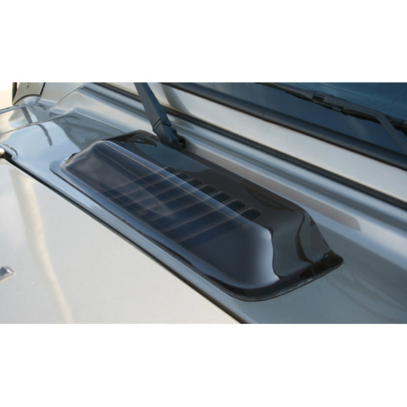 Rugged Ridge 11352.01 Air Scoop in Smoke for 8606 Jeep CJ7, Wrangler