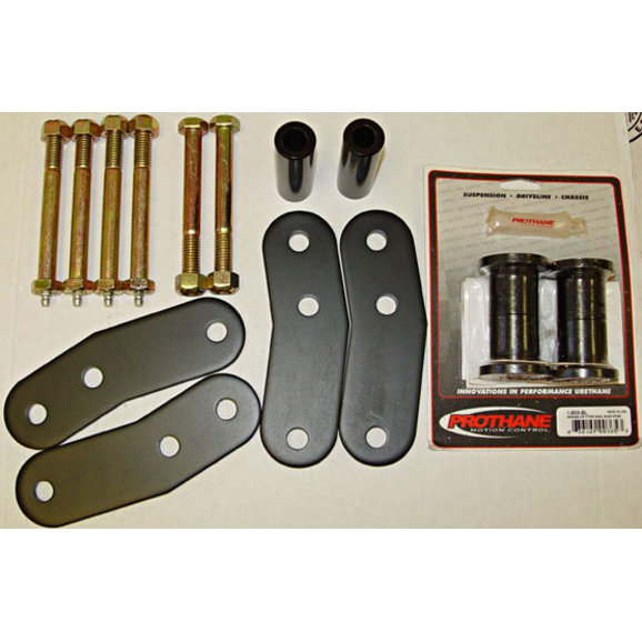 Rugged Ridge 18265.19 Heavy Duty Rear Greasable Shackle (Pair) with