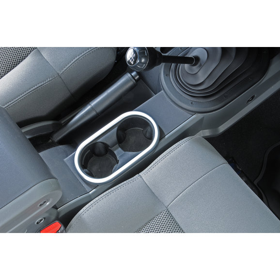 Rugged Ridge Front Cup Holder Accent Rugged Ridge Front Cup Holder Accent for 07-10 Jeep Wrangler JK