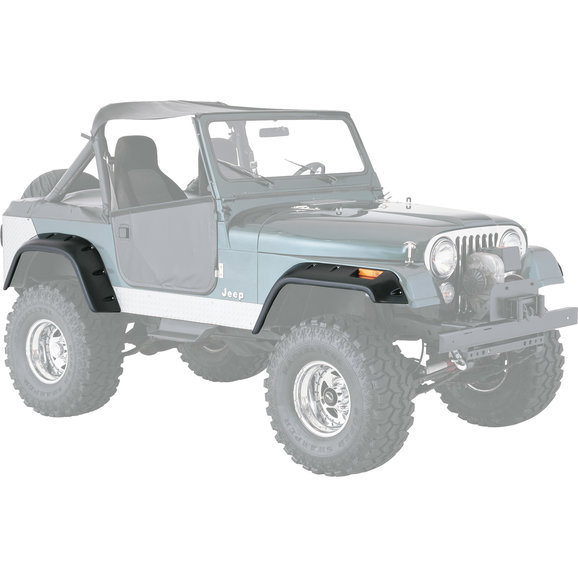 Quadratec 6" Pocket Style Fender Flares Quadratec 6" Pocket Style Fender Flares for 76-86 Jeep CJ-5 & CJ-7