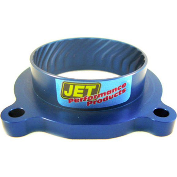 Jet Performance Performance Powr-Flo Throttle Body Spacer Jet Performance 62153 Performance Powr-Flo Throttle Body Spacer for 07-11 Jeep Wrangler JK with 3.8L Engine