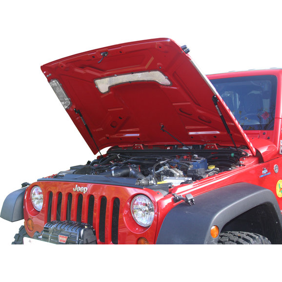 Warrior Products HoodLift Warrior Products HL-93111 HoodLift for 07-18 Jeep Wrangler JK with AEV Heat Reduction Hood