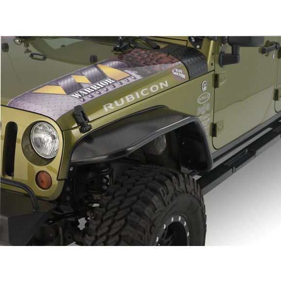Warrior Products Front 10" Wide Tube Flares Warrior Products Front 10" Wide Tube Flares for 07-18 Jeep Wrangler JK
