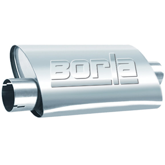 Borla Turbo Muffler Borla 40344 Turbo Muffler for 87-90Jeep Wrangler YJ