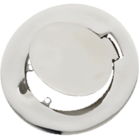 Kentrol Stainless Steel Gas Hatch Cover Kentrol 30586 Stainless Steel Gas Hatch Cover for 07-18 Jeep Wrangler JK