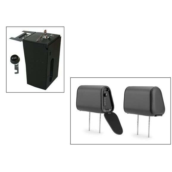 Tuffy Security Console Insert with Headrest Safe Tuffy  Security Console Insert with Headrest Safe for 11-18 Jeep Wrangler JK