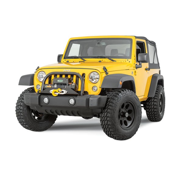 Vertically Driven Products Stubby End Cap Kit Vertically Driven Products 31550 Stubby End Cap Kit for 07-18 Jeep Wrangler JK with Factory Plastic Front Bumper