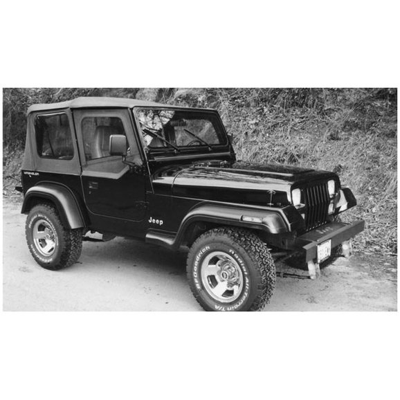 Bushwacker Extend-A-Flares Bushwacker 10903-11 Extend-A-Flares for 87-95 Jeep Wrangler YJ without Step