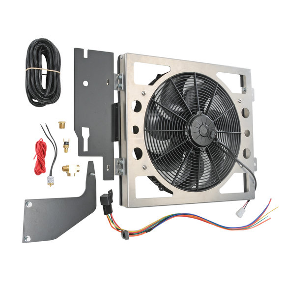 Derale Performance Waterproof Electric Cooling Fan Derale Performance 20162Q Waterproof Electric Cooling Fan for 87-06 Jeep Wrangler YJ, TJ & TJ Unlimited