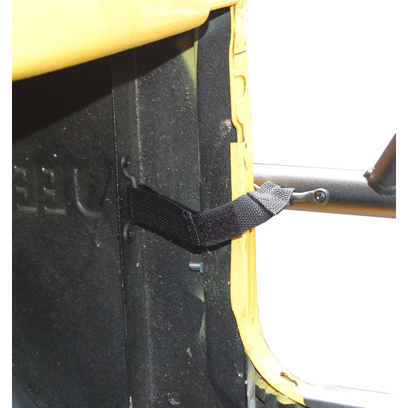 Warrior Products Tube Door Limiting Straps Warrior Products 90800 Tube Door Limiting Straps for 55-83 Jeep CJ-5