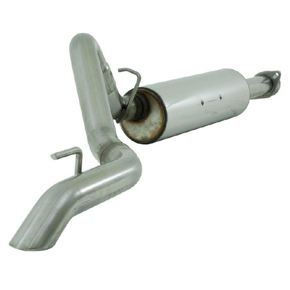 MBRP XP Series Cat Back Exhaust System in T-409 Stainless Steel MBRP S5520409 XP Series Cat Back Exhaust System in T-409 Stainless Steel for 04-06 Jeep Wrangler Unlimited with 4.0L I-6 Engines