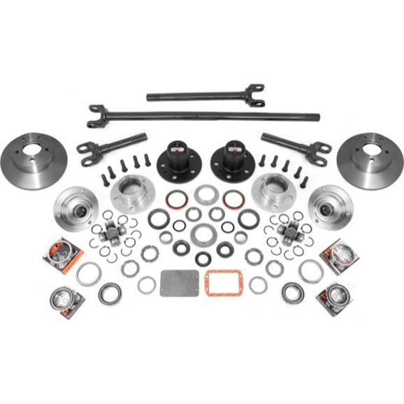 Alloy USA 12198 Deluxe Manual Locking Hub Conversion Kit for 8406 Jeep Wrangler YJ, TJ, TJ