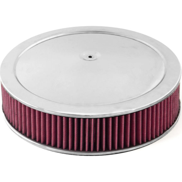 Rugged Ridge 14" Round Air Cleaner Assembly Rugged Ridge 17751.52 14" Round Air Cleaner Assembly for Most 4 Barrel Carbs