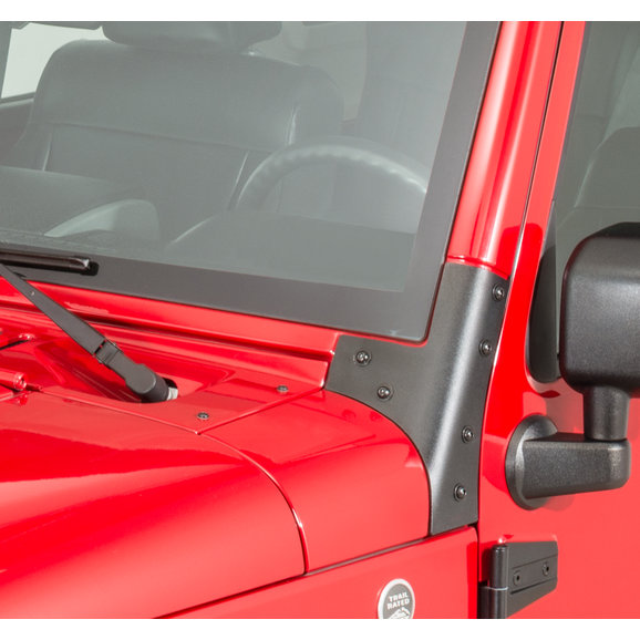 Kentrol Stainless Steel Windshield Supports Kentrol Stainless Steel Windshield Supports for 07-18 Jeep Wrangler JK