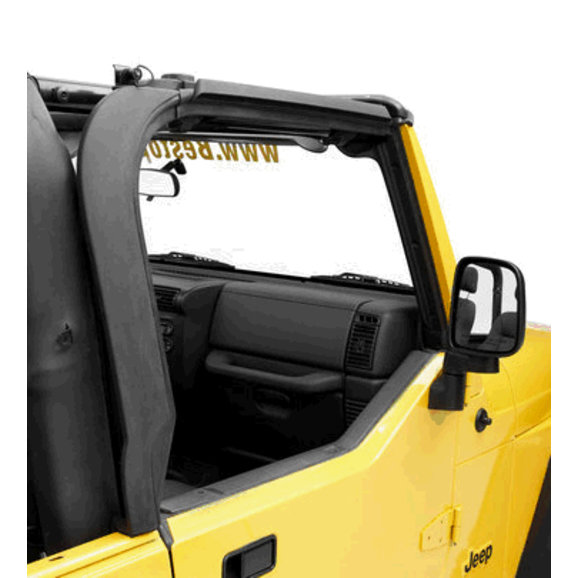 Bestop Door Surround Kit and Tailgate Bar Bestop 55012-01 Door Surround Kit and Tailgate Bar for 97-06 Jeep Wrangler TJ & Unlimited