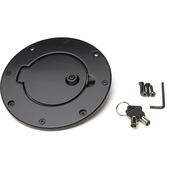 Rampage Products Locking Gas Hatch Cover Rampage Products 85006 Locking Gas Hatch Cover for 97-06 Jeep Wrangler TJ & Unlimited TJ