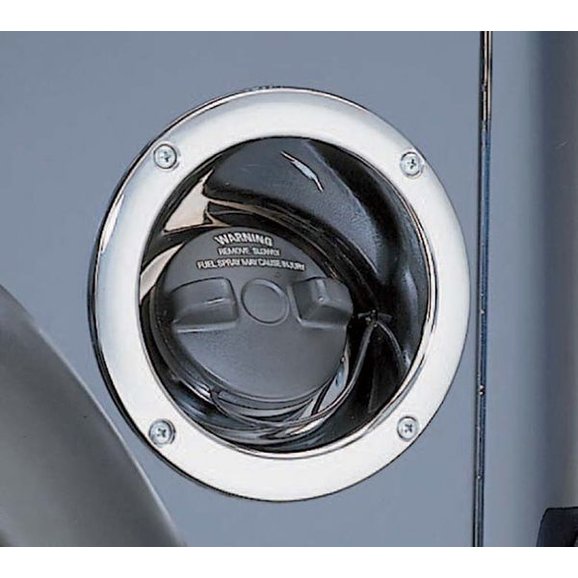 Smittybilt 7508 SMI Chrome Gas Filler Housing for 9706 Jeep Wrangler
