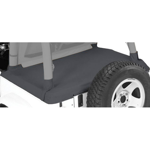 Rampage Products Tonneau Cover Rampage Products Tonneau Cover for 92-95 Jeep Wrangler YJ with Factory Soft Top and ½ Steel Doors