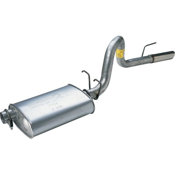 DynoMax 17309 Super Turbo Cat Back Exhaust for 87-95 Jeep Wrangler YJ with  / | Quadratec