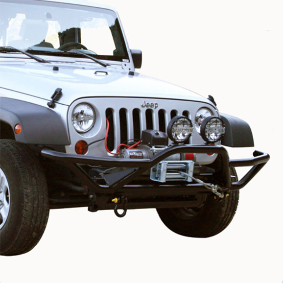 For Jeep Wrangler 87-06 Westin TrailBlazer Full Width Black Rear Tubular Bumper