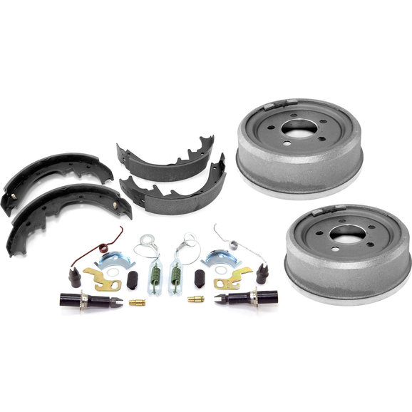 OMIX 9" Rear Drum Brake Overhaul Kit OMIX 16766.01 9" Rear Drum Brake Overhaul Kit for 90-06 Jeep Wrangler YJ, TJ, Unlimited, Cherokee XJ & Grand Cherokee ZJ