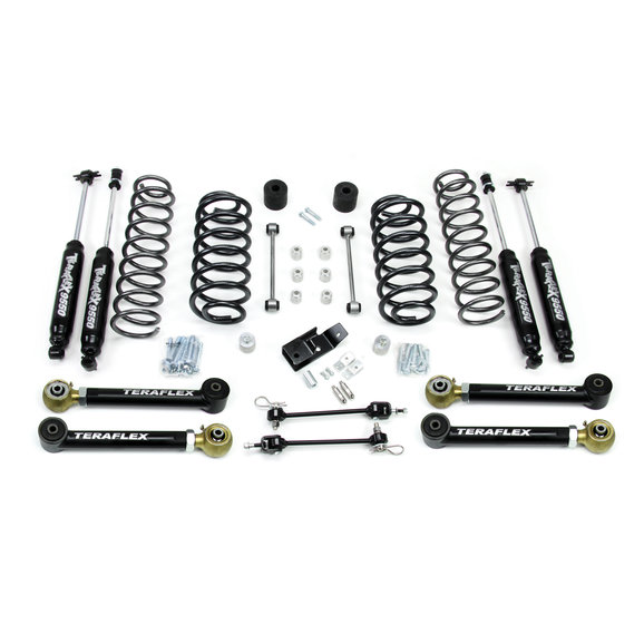 Teraflex 3" Performance Suspension System with Shocks Teraflex 1456332 3" Performance Suspension System with Shocks for 97-06 Jeep Wrangler TJ & Unlimited