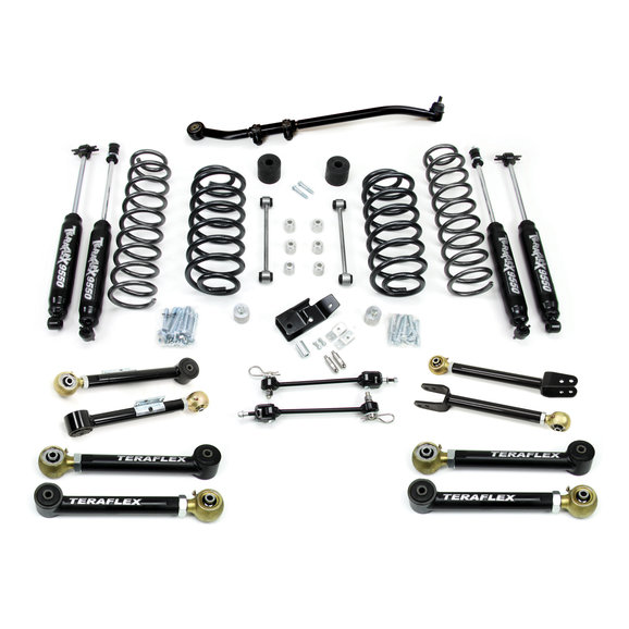 Teraflex 3" Premium Suspension System with Shocks Teraflex 1456352 3" Premium Suspension System with Shocks for 97-06 Jeep Wrangler TJ & Unlimited