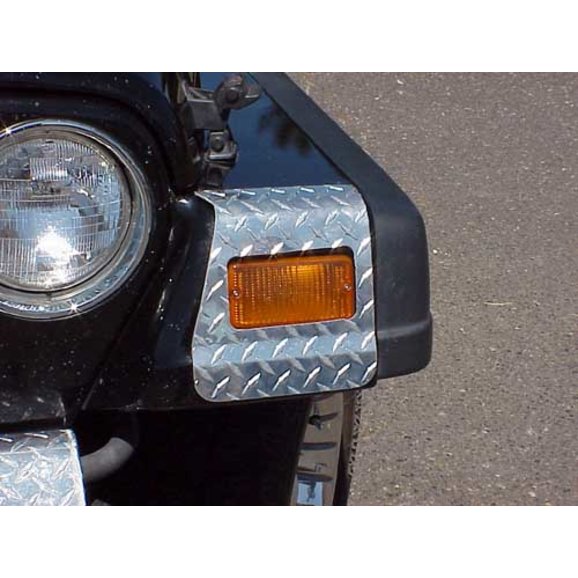 Jeep wrangler diamond plate fender covers discount