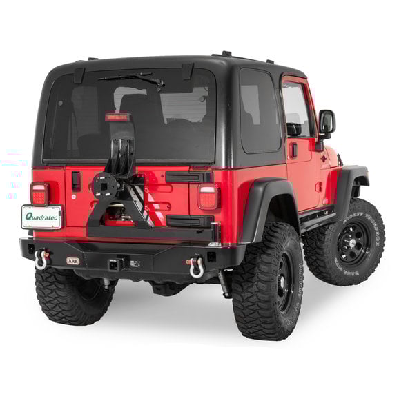 ARB Rear Modular Swing Away Wheel Carrier in Black ARB 5750300 Rear Modular Swing Away Wheel Carrier in Black for 97-06 Jeep Wrangler TJ