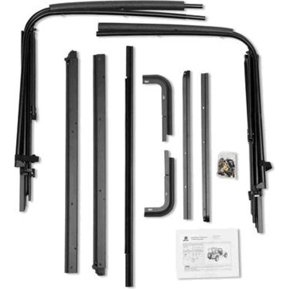 Bestop Complete Soft Top and Hardware with Upper Door Sliders and ...