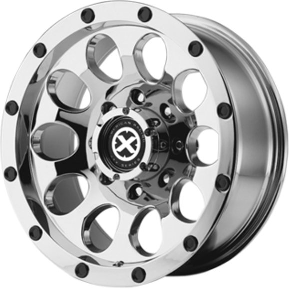 Series AX186 Slot 1-Piece Chrome Alloy Wheel for Vehicles with 5x5