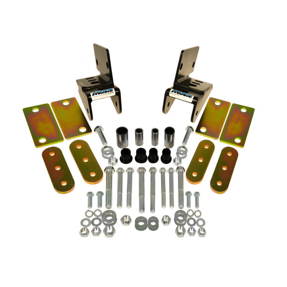 Mountain Off-Road Standard Shackle Reversal Kit with Weld In Shackle Mount Mountain Off-Road Standard Shackle Reversal Kit with Weld In Shackle Mount for 76-86 Jeep CJ-5, CJ-7 & CJ-8 Scrambler