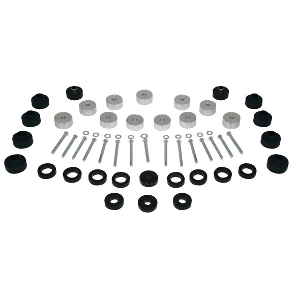 Mountain Off-Road 1" Body Lift with Body Mounts Mountain Off-Road BLCJ7679S MORE 1" Body Lift with Body Mounts for 76-79 Jeep CJ-5 & CJ-7