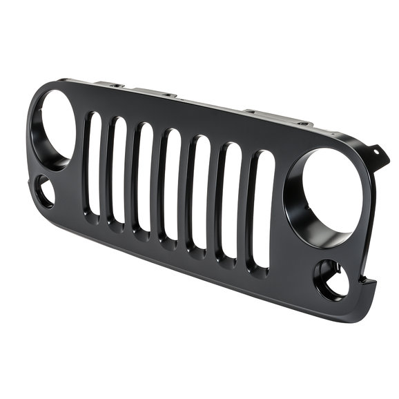 Mopar Grille in Primer Black Mopar 68046306AB Grille in Primer Black for 07-18 Jeep Wrangler JK