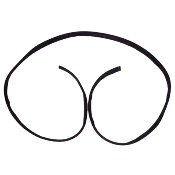 OMIX Glass Rubber Seal OMIX 12301.01 Glass Rubber Seal for 41-49 Jeep CJ2A, MB, & M38