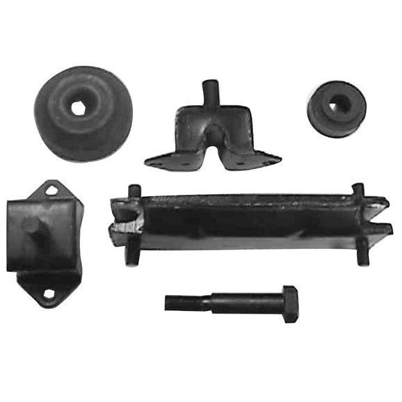 Crown Automotive Transmission Mounting Kit Crown Automotive 638629K Transmission Mounting Kit for 41-71 Jeep CJ-2A, CJ-3A, CJ-3B & CJ-5 with 134ci 4 Cylinder Engine