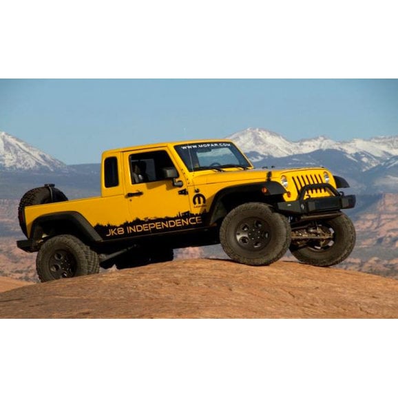 Mopar JK-8 Pickup Conversion Kit for 07-12 Jeep Wrangler Unlimited JK 4  Door | Quadratec