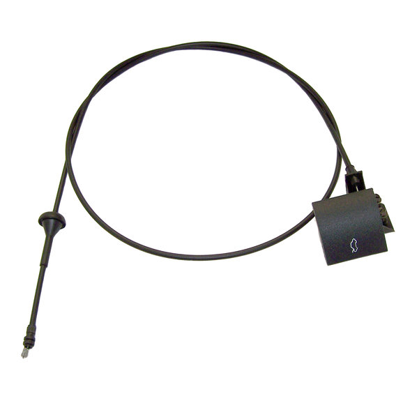 Crown Automotive Hood Release Cable Crown Automotive 55135532AB Hood Release Cable for 99-04 Jeep Grand Cherokee WJ