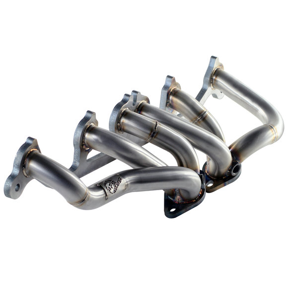 aFe Power Twisted Steel Header in Stainless Steel aFe Power 48-46202 Twisted Steel Header in Stainless Steel for 00-06 Jeep Wrangler TJ & Unlimited with 4.0L
